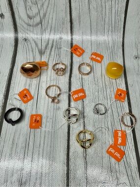 BRAND NEW Folli Follie 10 Rings Bundle/Lot